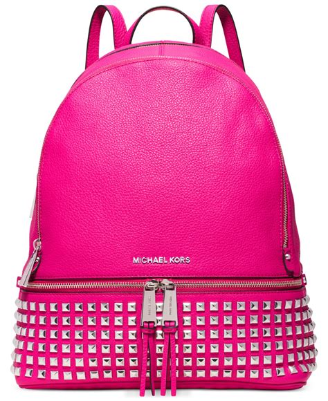 michael kors pink backpack|michael kors pink suitcase.